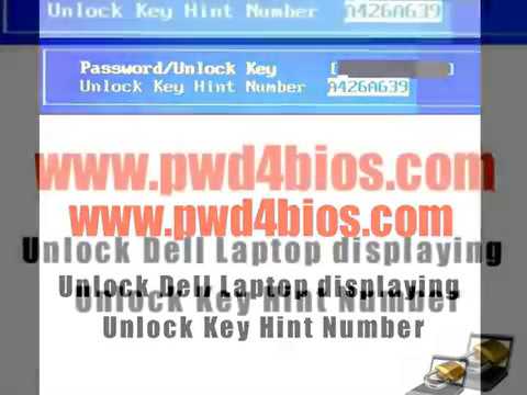 hdd password unlock